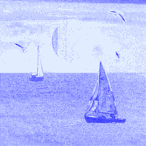 cover art of the EP flatheadstanley - mid-tide, a digital collage of boats at sea